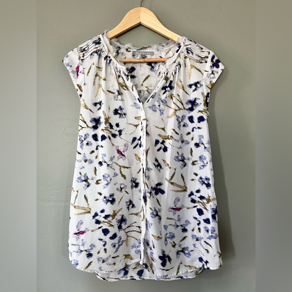 Bernal Maternity Split Neck Blouse